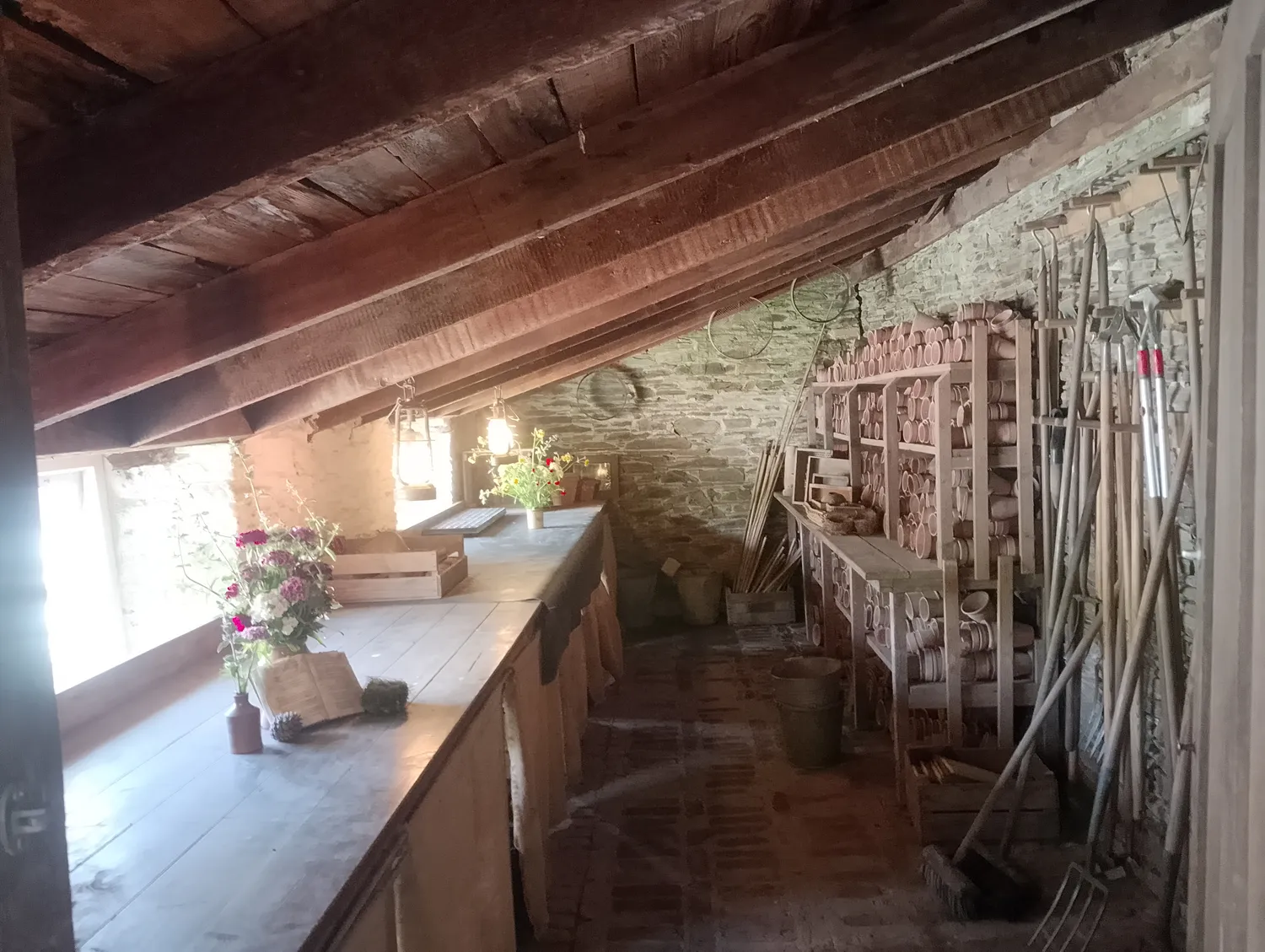 Gardener's potting shed